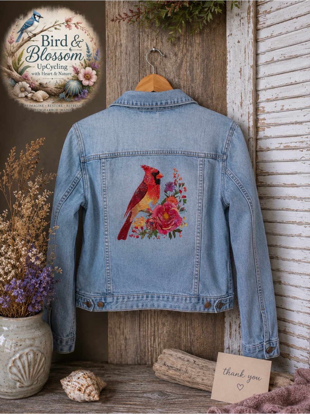 GAP 1969 | Medium | Bird & Blossom Boutique | UpCycled Denim Jacket